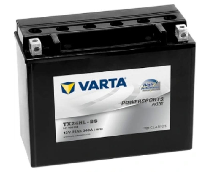 Акумулятор Varta Powersports AGM YTX24HL-BS 12В 21Ач 340A R+